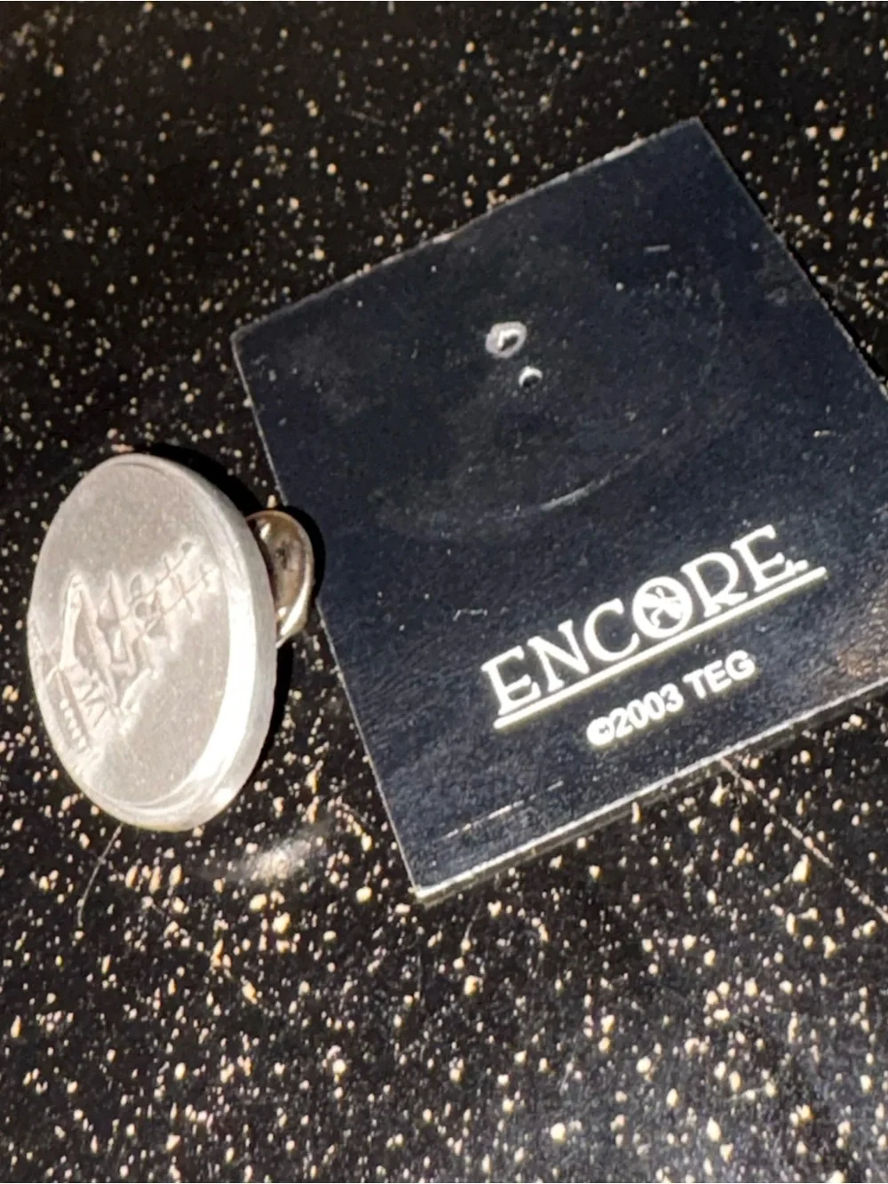 Encore TEG 2004 Tall Ship Sailing Galleon Silver Pewter Lapel Pin⁠